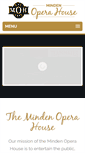 Mobile Screenshot of mindenoperahouse.com